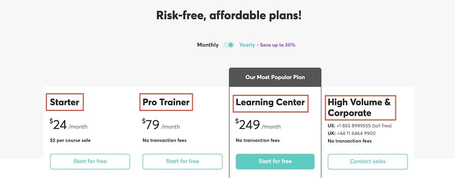 LearnWorlds-Pricing
