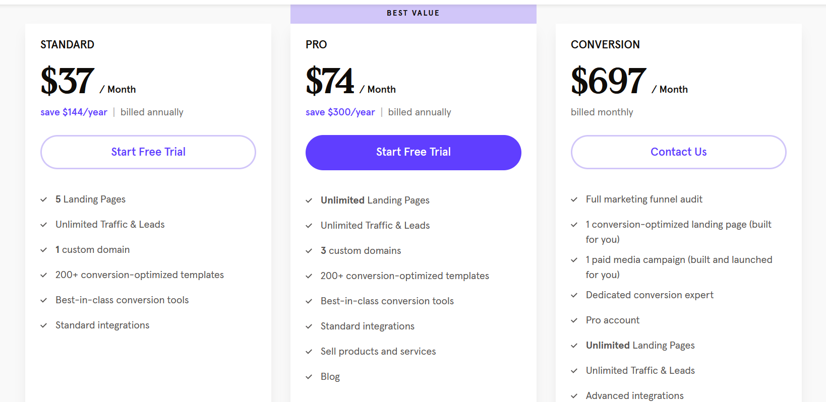 leadpages pricing