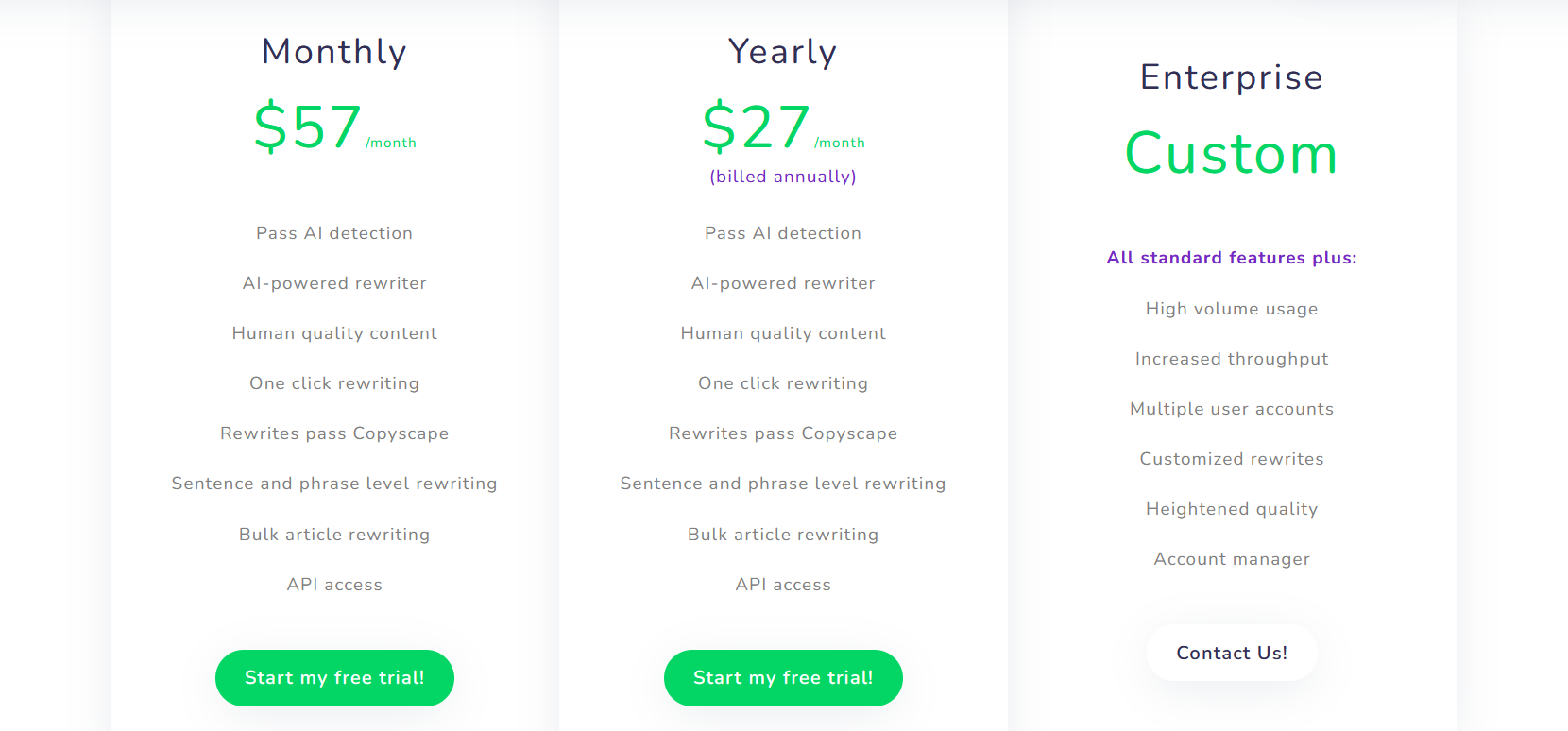 word ai pricing